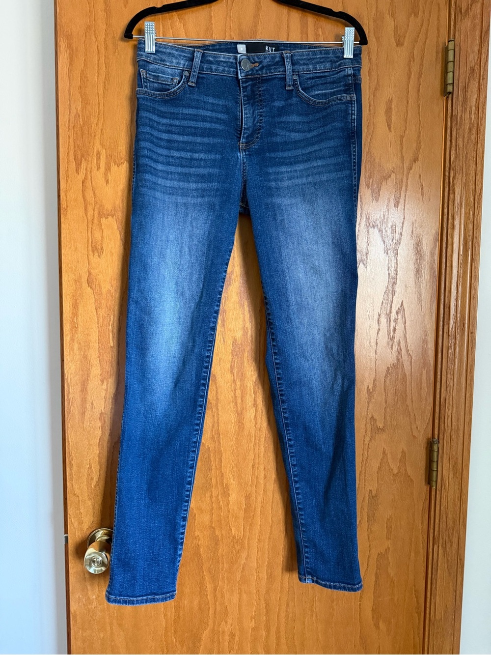 KUT from the Kloth Blue High-Rise Donna Skinny Jeans